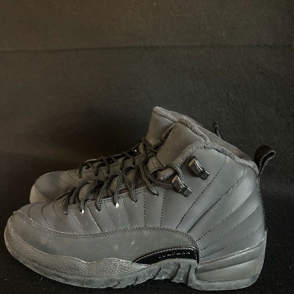 Nike Other - Nike Air Jordan 12 Retro GS Winterized Triple Black 2018 BQ6852-001 Size 7 Y